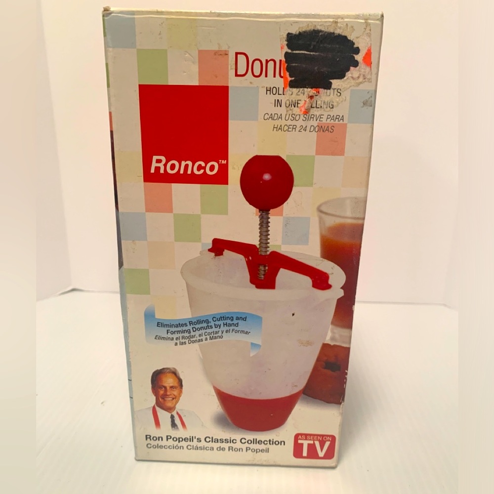 Ronco: Donut Maker item of Ron Popiel TV Sales Products: Believe it’s NOS New!